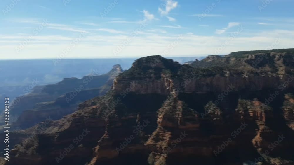 Pan view at a viewpoint, at Grand canyon north rim in Arizona, United states of America Pan view at a viewpoint, at Grand canyon north rim in Arizona, United states of America