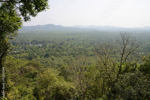 Sigiriya area seen from Pidurangala Rock, Sri Lanka