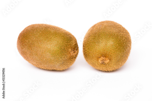 Kiwi fruit isolated on white background