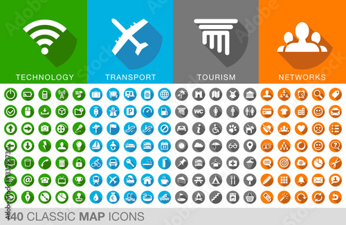 140 icônes pour internet