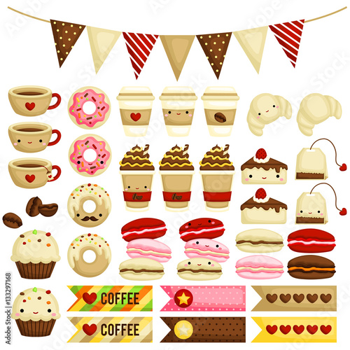Cute Coffee Cafe Icon