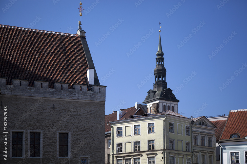 Obraz premium Tallinn town square
