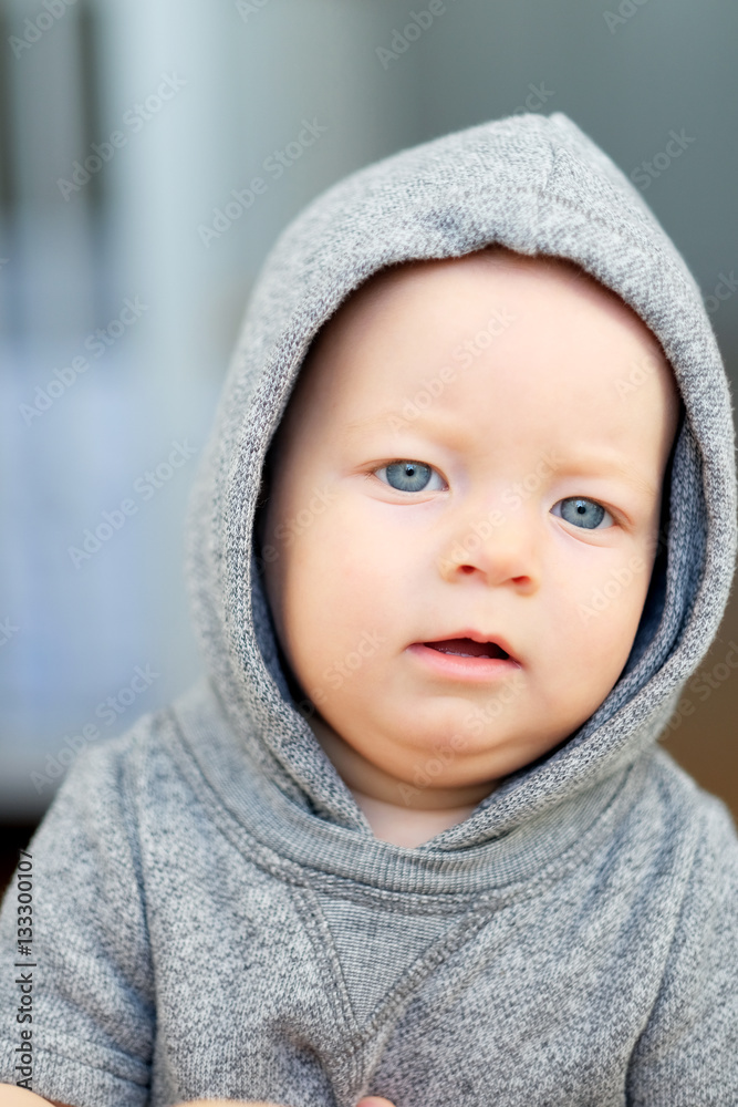 Baby boy with blue eyes Baby boy with blue eyes