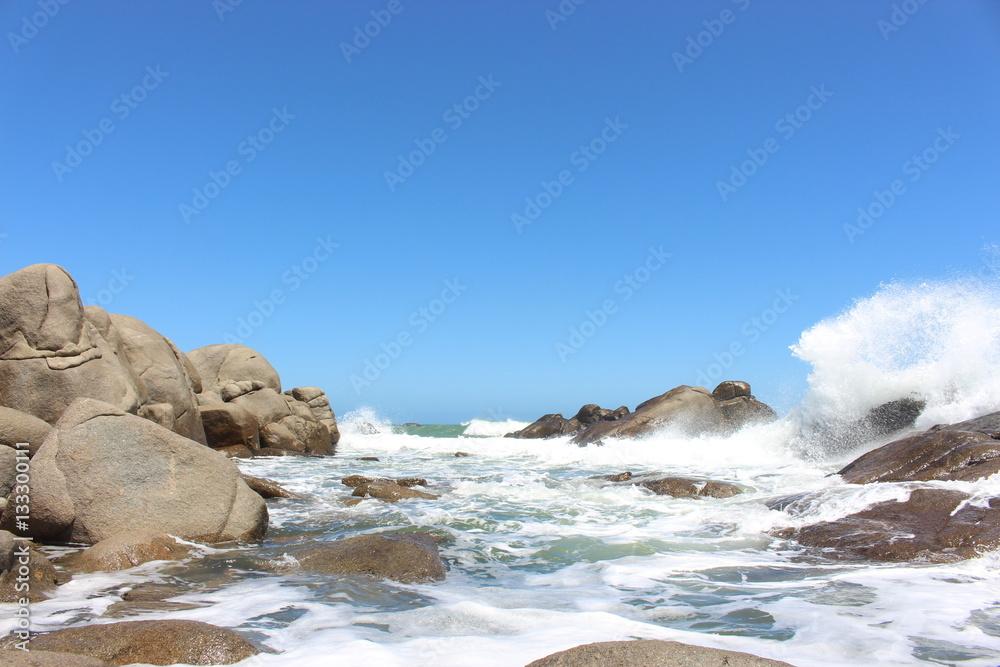 ocean and rocks
