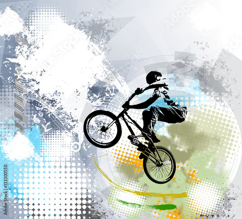 BMX trick, vector