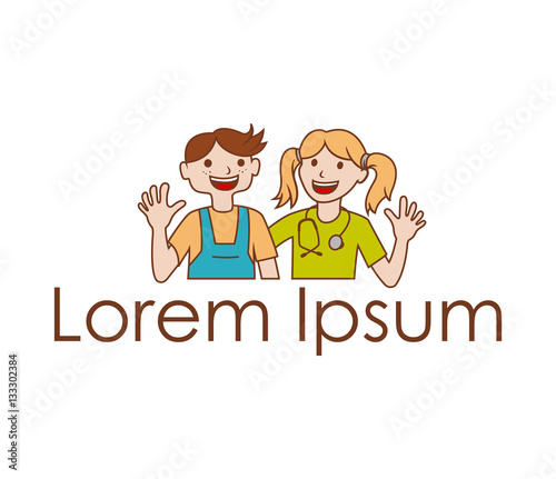 Icon for kindergartens, schools and orphanages