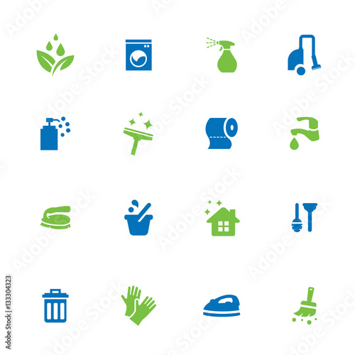 Cleaning service icon 