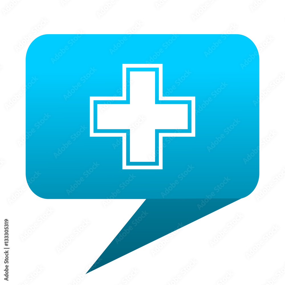 pharmacy blue bubble icon pharmacy blue bubble icon