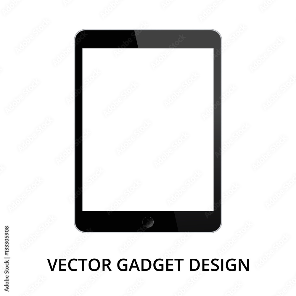 Tablet pc on white background Tablet pc on white background