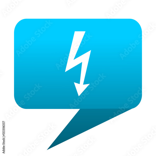 bolt blue bubble icon Free Download bolt blue bubble icon - GFXLoad