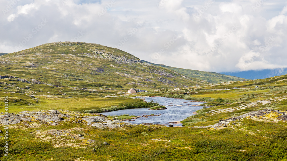 Hardangervidda plateau in Hordaland, Norway