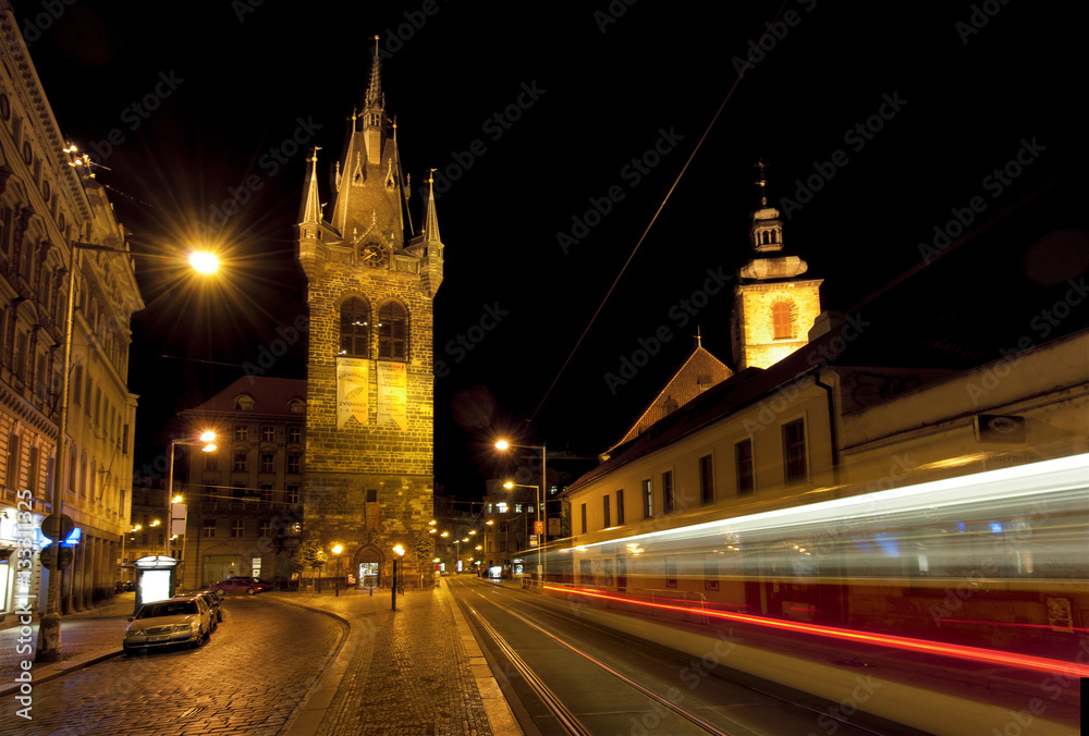 Obraz premium Prague Nightscape