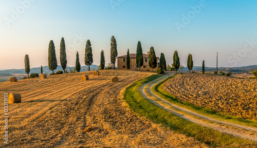 Idyllic toscane landscape