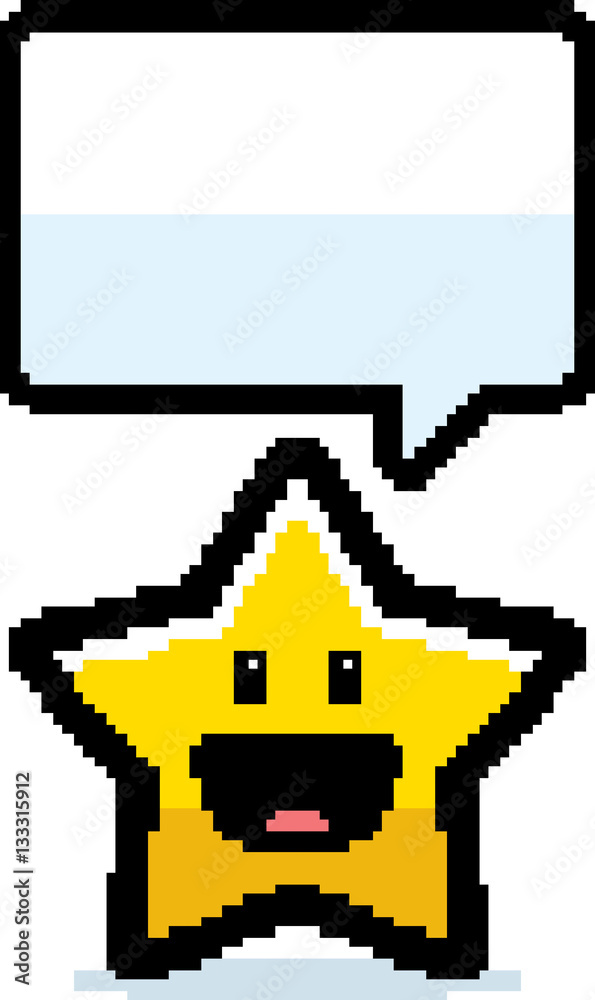 8-bit Cartoon Star