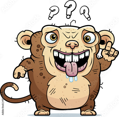 Confused Ugly Monkey