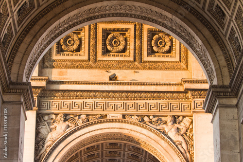The Triumphal Arch ,Paris,France.