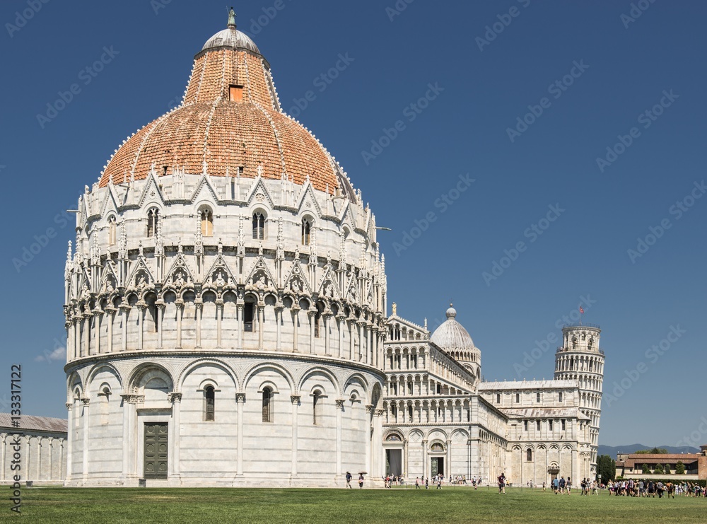 The Pisa Baptistery of St. John is a Roman Catholic ecclesiastical building in Pisa, Italy.