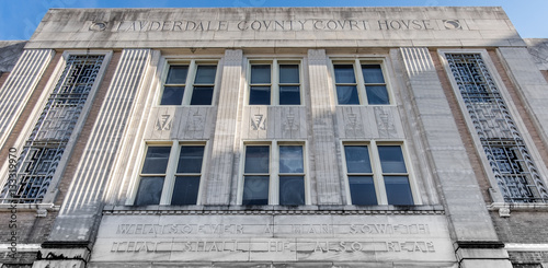 Lauderdale County courthouse at Meridian, Mississippi