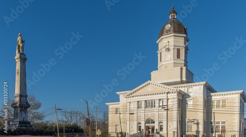 Claiborne County courthouse at Port Gibson, Mississippi photo