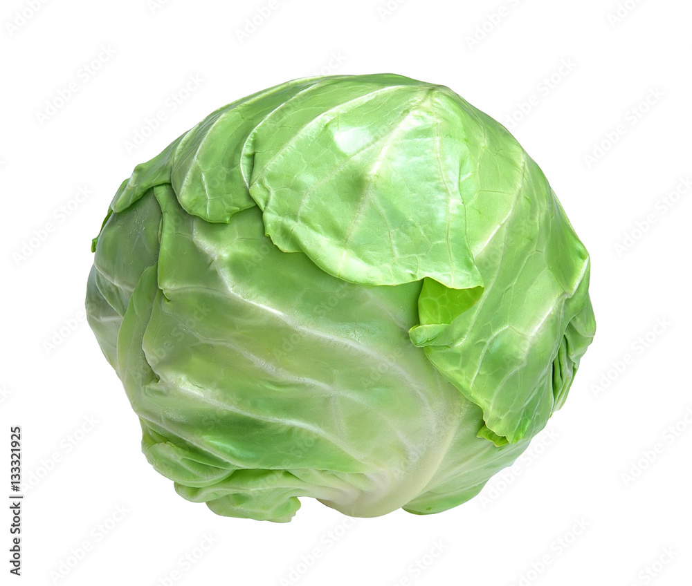 tasty cabbage isolated on white tasty cabbage isolated on white