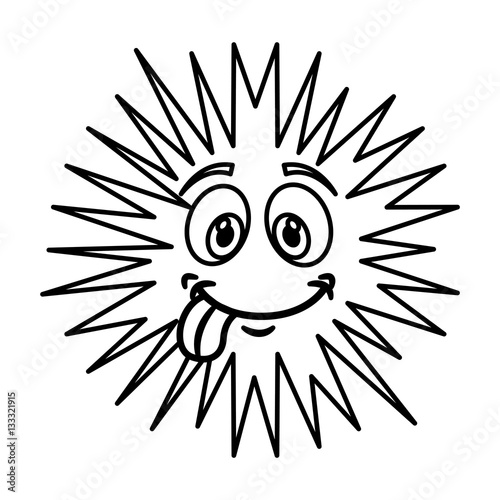 bacterium comic character icon vector illustration design
