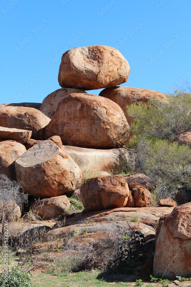 Devils Marbles in the Northern Territory of Australia