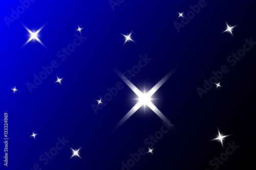blue background with stars,starry sky