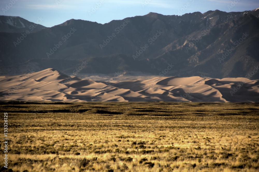 Sunrise and the Great Sand Dunes National Park