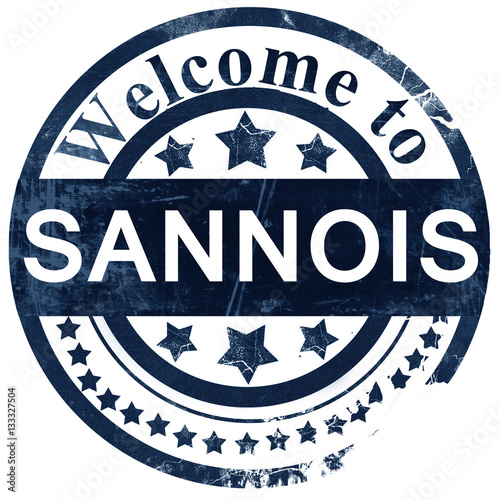 Obraz na plátně sannois stamp on white background