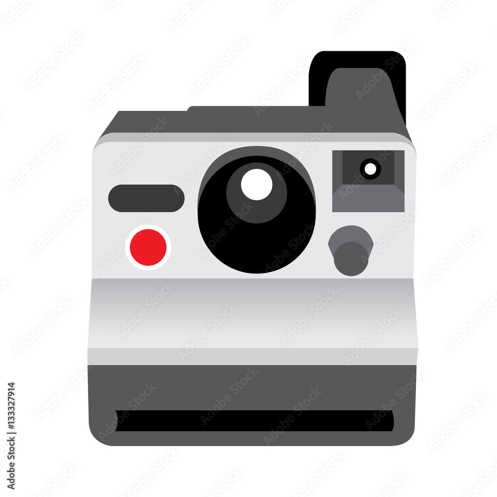 Isolated retro camera on a white background, Vector illustration Isolated retro camera on a white background, Vector illustration