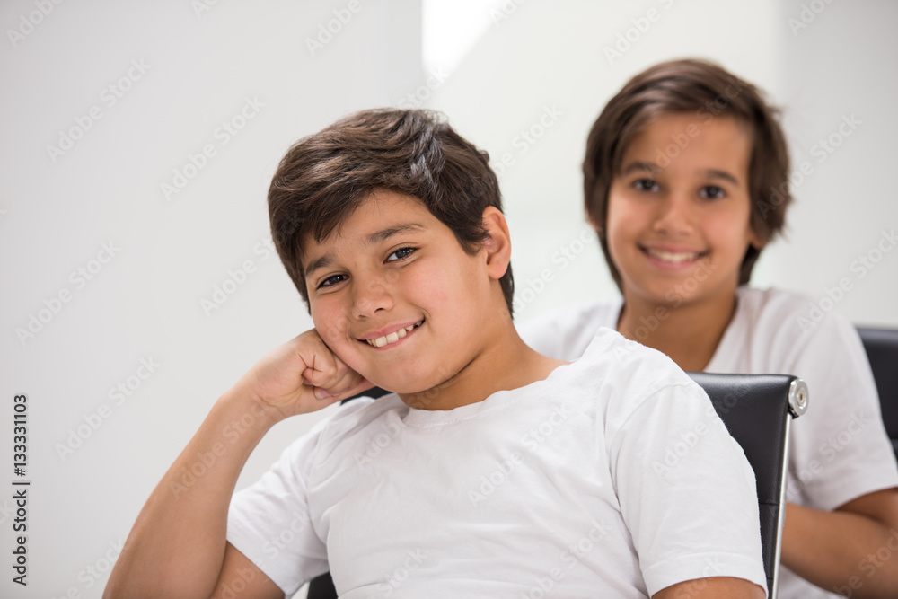 Happy kids at home Happy kids at home