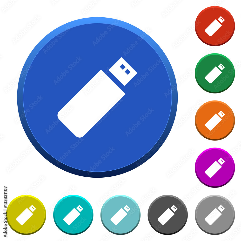 Pendrive beveled buttons Pendrive beveled buttons