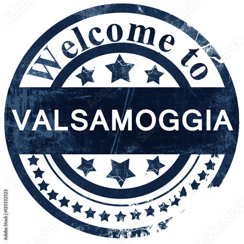 Valsamoggia stamp on white background photo