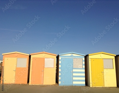 Beach houses by Seaford