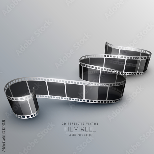 stylish 3d filmstrip background