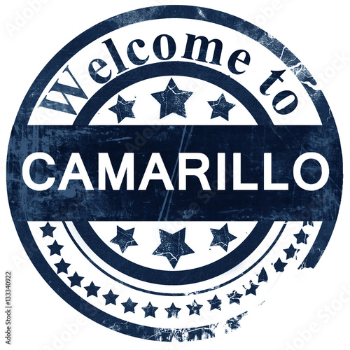 camarillo stamp on white background photo