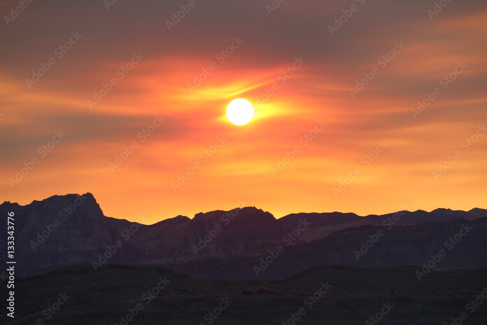 Red Rock Sunset 2016 Las Vegas NV