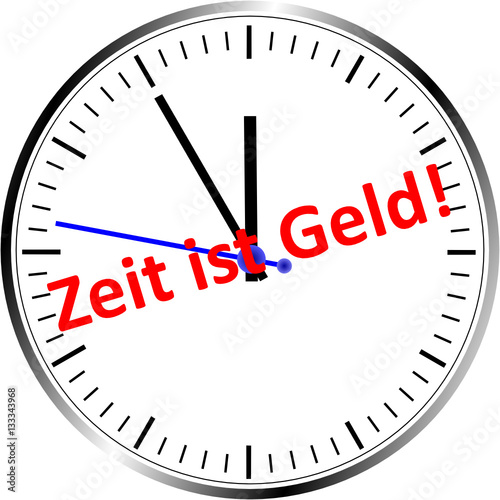 Time is money Zeit ist Geld  170114-05
