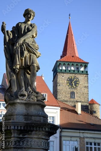 Architecture from Jicin and blue sky