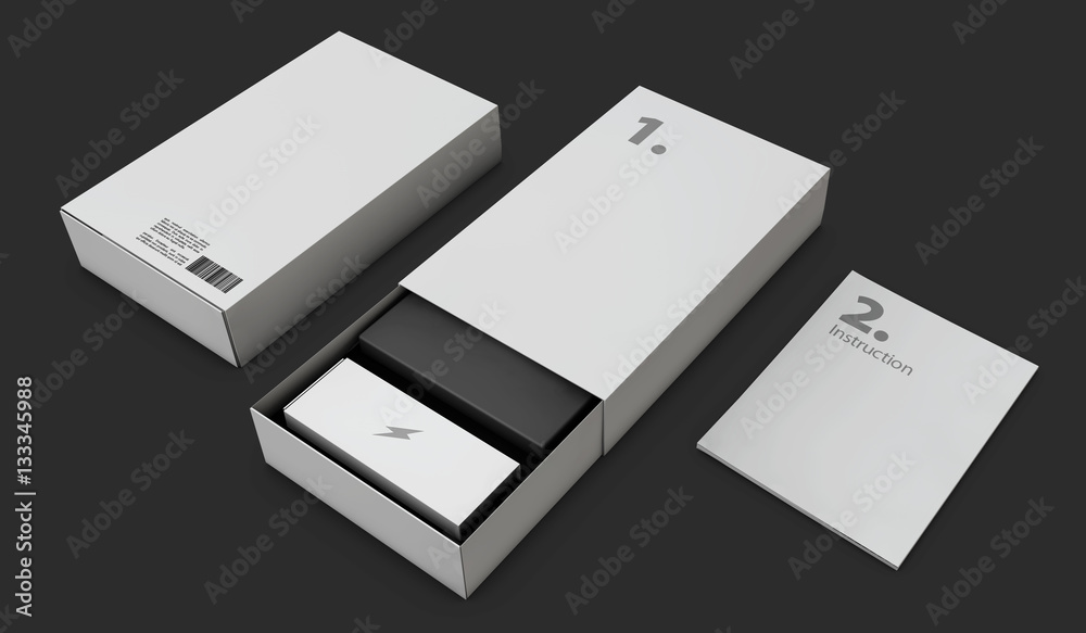 3d Illustration of Opened Gray Modern Software Package Box For Your Product isolated black 3d Illustration of Opened Gray Modern Software Package Box For Your Product isolated black