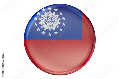 Badge with flag of Myanmar, 3D rendering Free Download Badge with flag of Myanmar, 3D rendering - GFXLoad
