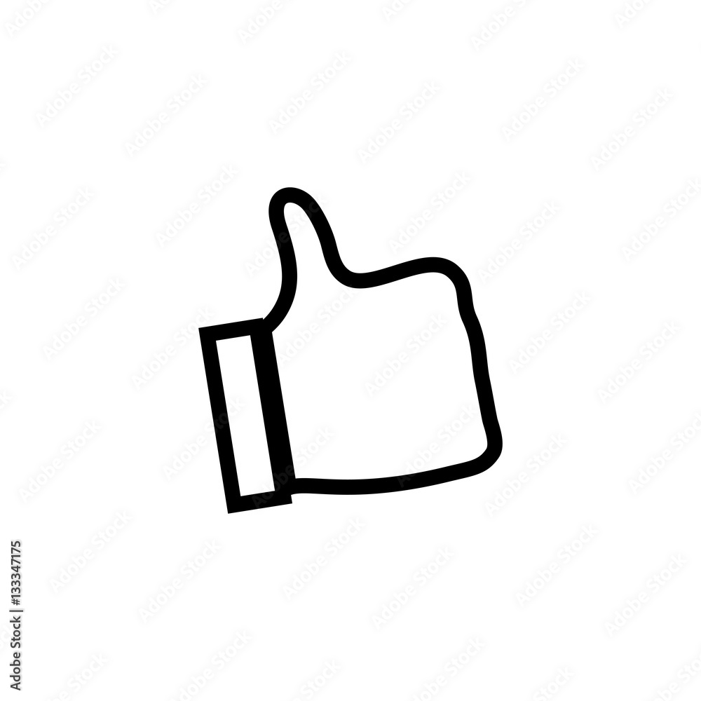 hand like thumb up icon vector illustration graphic design hand like thumb up icon vector illustration graphic design