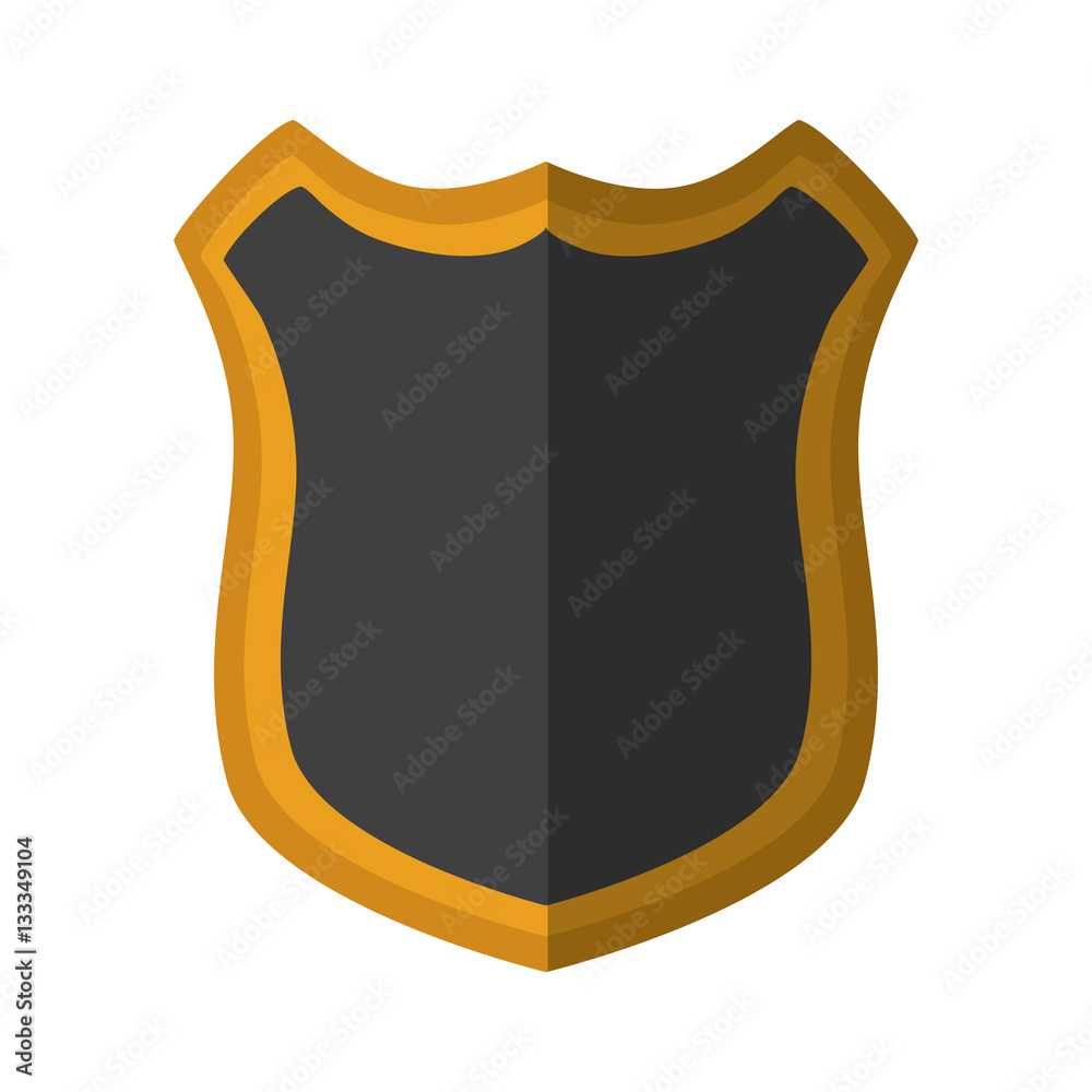 shield protection dark yellow frame shadow vector illustration eps 10 shield protection dark yellow frame shadow vector illustration eps 10