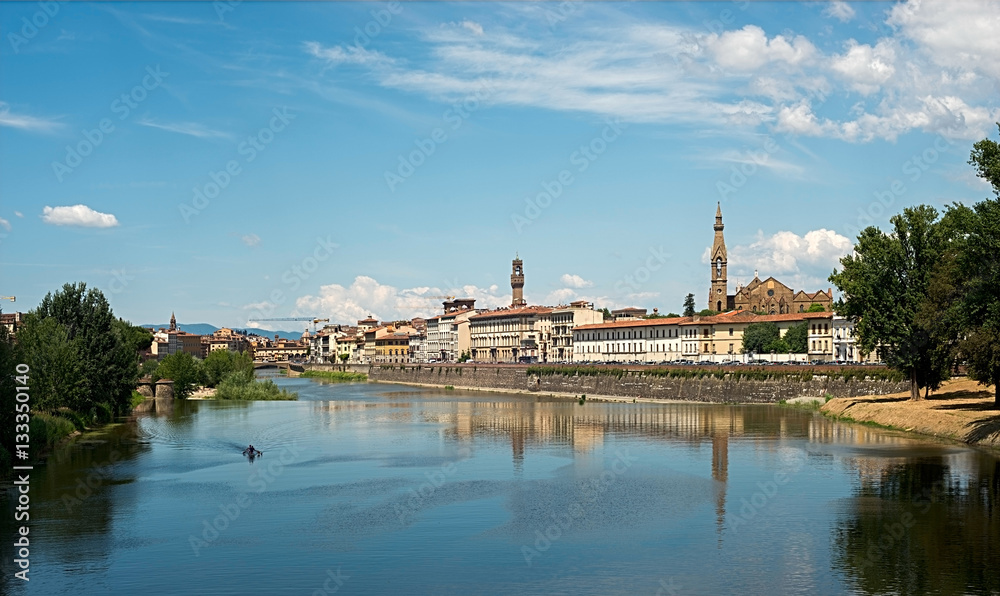 the view of Florence, Italy