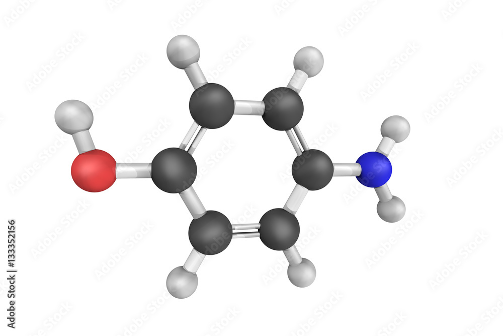 4-Aminophenol (or para-aminophenol or p-aminophenol), an organic 4-Aminophenol (or para-aminophenol or p-aminophenol), an organic