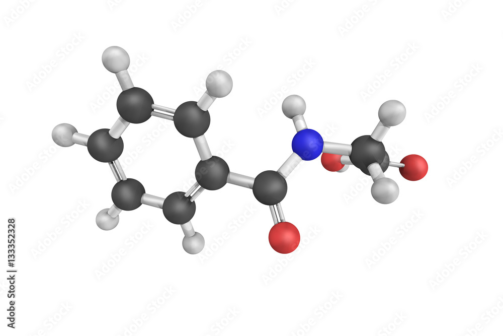 Hippuric acid, a carboxylic acid found in the urine of horses an Hippuric acid, a carboxylic acid found in the urine of horses an
