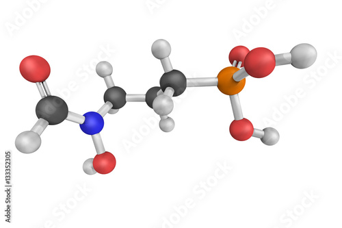 Fosmidomycin, an antibiotic used in anti-malarial drugs, origina photo