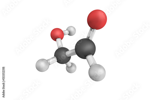 фотографія Glycolaldehyde, the smallest possible molecule that contains bot