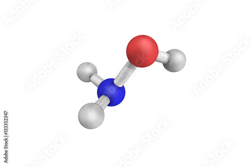Hydroxylamine, used to prepare oximes, is a white, unstable crys