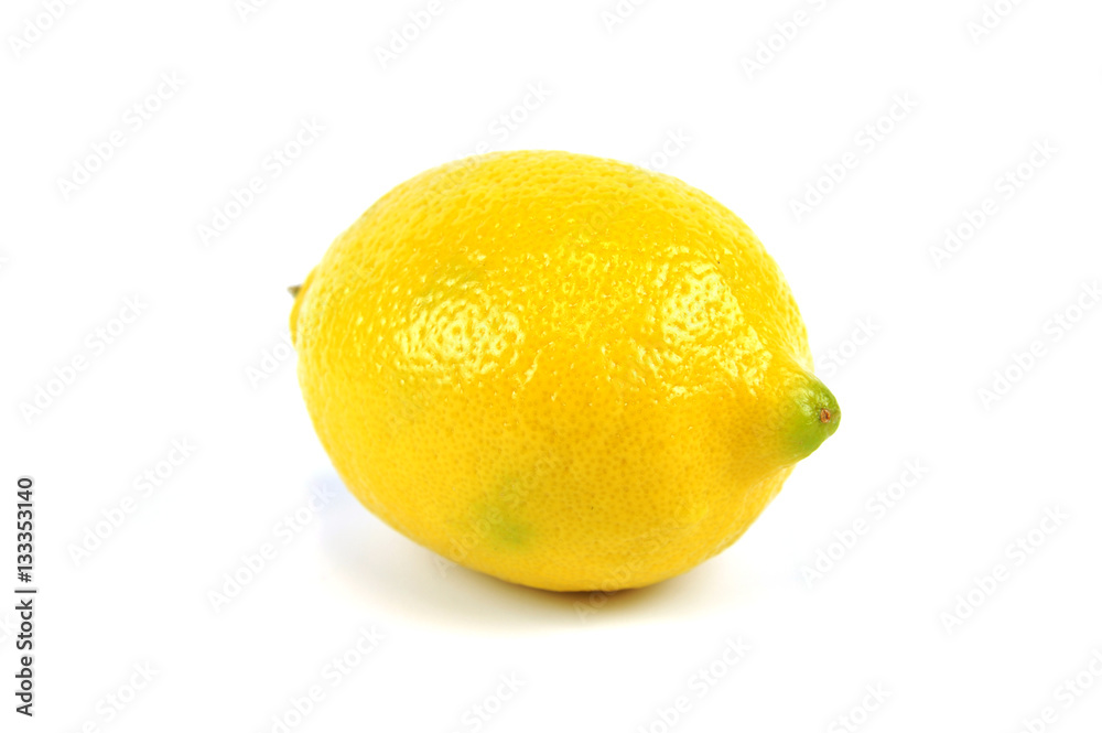 fresh lemon isolated on white background fresh lemon isolated on white background